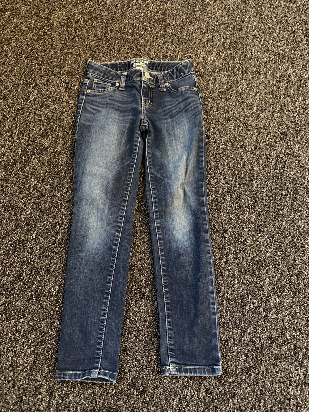 Girls Cat & Jack 8 super skinny Blue Washed Jeans - Classic Denim